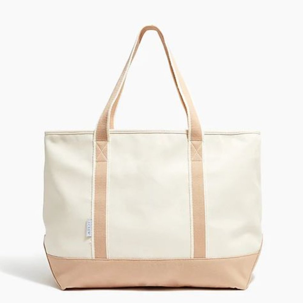 J.CREW CANVAS TOTE BAG